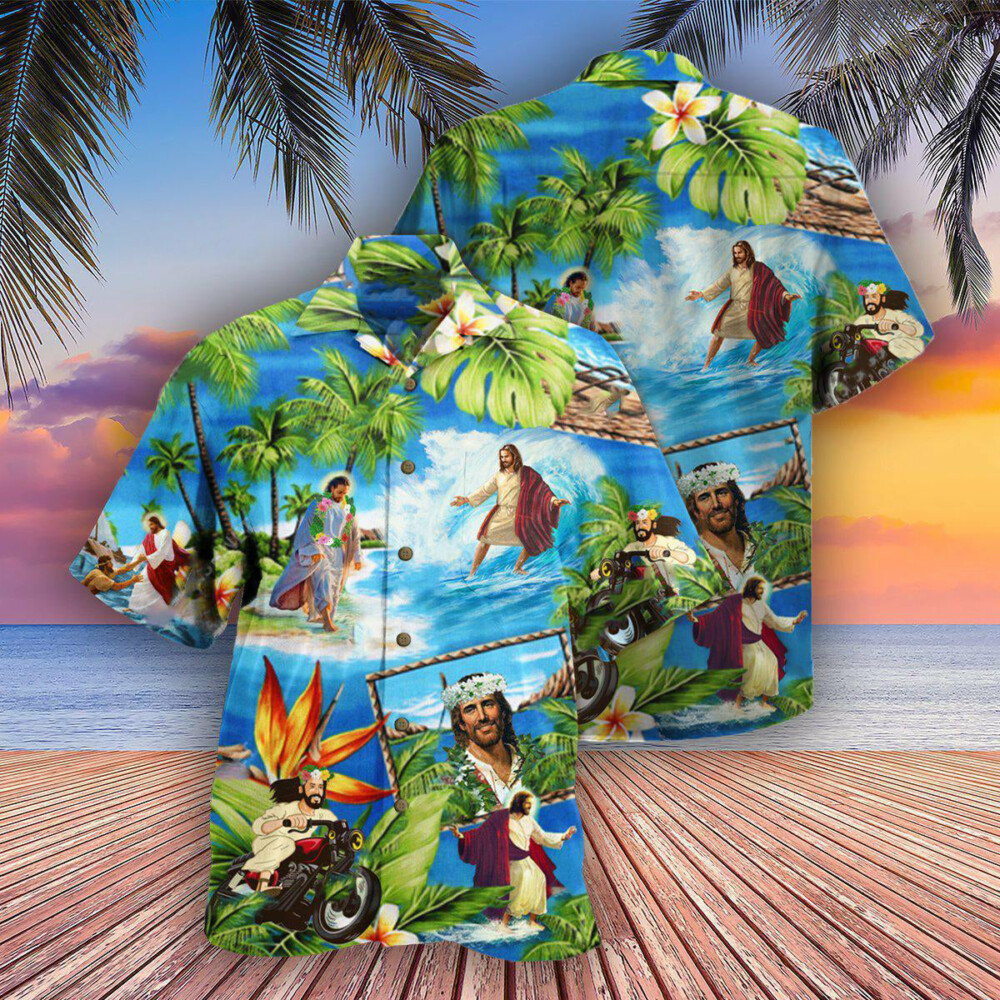 Jesus Stay Cool - Hawaiian Shirt - Owl Ohh - Owl Ohh