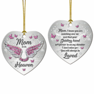 Jewelry Daughter Heart For Mom In Heaven - Heart Ornament - Owl Ohh - Owl Ohh