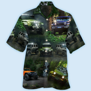 Jeep Dark Jungle Jeep - Hawaiian shirt - Owl Ohh - Owl Ohh