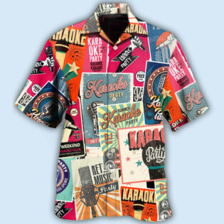 Karaoke Summer Karaoke Party - Hawaiian Shirt - Owl Ohh - Owl Ohh