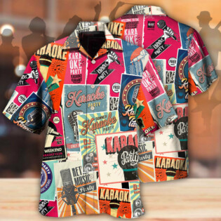 Karaoke Summer Karaoke Party - Hawaiian Shirt - Owl Ohh - Owl Ohh