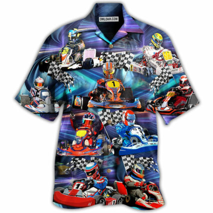 Kart Racing Go Kart Or Go Home - Hawaiian Shirt - Owl Ohh - Owl Ohh