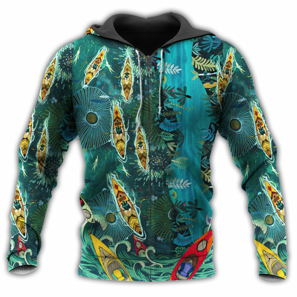 Kayaking I'd Rather Be Kayaking Amazing - Hoodie - Owl Ohh - Owl Ohh