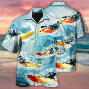 Kayaking Cool Colorful Style - Hawaiian Shirt - Owl Ohh - Owl Ohh
