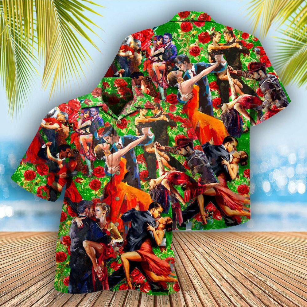 Dance Keep Calm And Salsa Dance Couple Dancing - Hawaiian Shirt - Owl Ohh - Owl Ohh