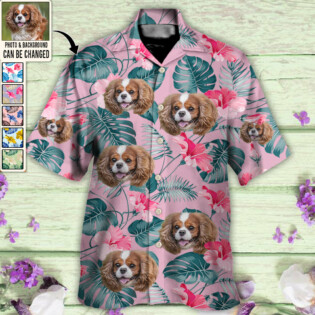 Dog Lucky You Want Tropical Custom Photo - Hawaiian Shirt - Personalized Photo Gifts-Owl Ohh