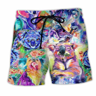 Koala Colorful Love Animals - Beach Short - Owl Ohh - Owl Ohh