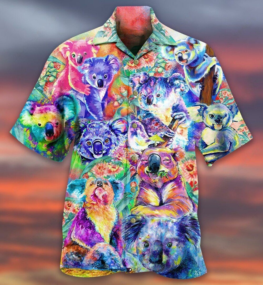 Koala Colorful Love Animals - Hawaiian Shirt - Owl Ohh - Owl Ohh