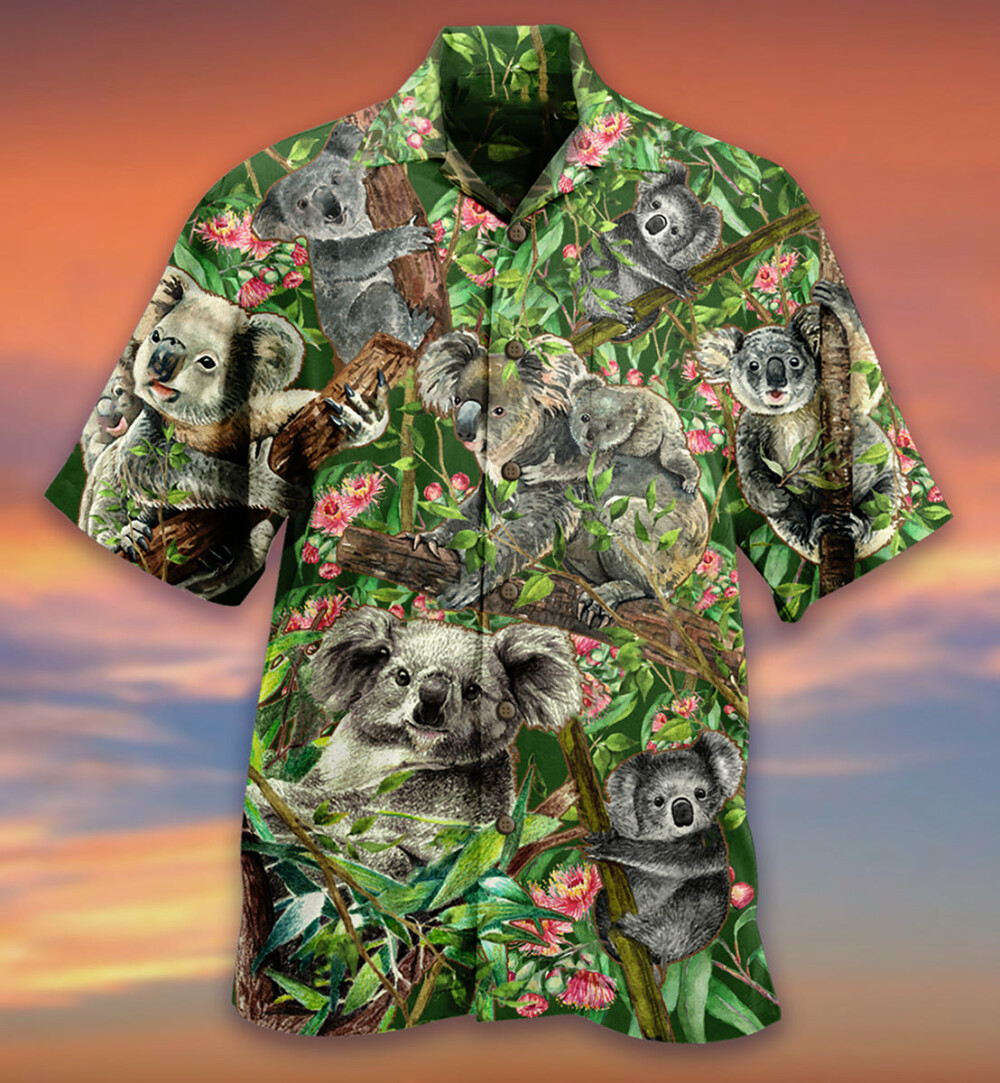 Koala Love Christmas Tree - Hawaiian Shirt - Owl Ohh - Owl Ohh