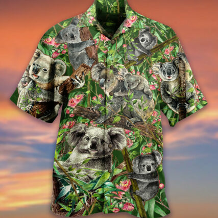 Koala Love Christmas Tree - Hawaiian Shirt - Owl Ohh - Owl Ohh