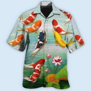 Fish Koi Fish Beautiful Style - Hawaiian Shirt - Owl Ohh - Owl Ohh
