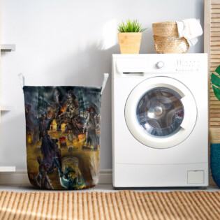 Skull Hunting Treasure Journey - Laundry Basket - Owl Ohh - Owl Ohh