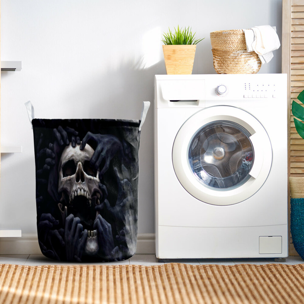 Skull Love Darkness Amazing - Laundry Basket - Owl Ohh - Owl Ohh
