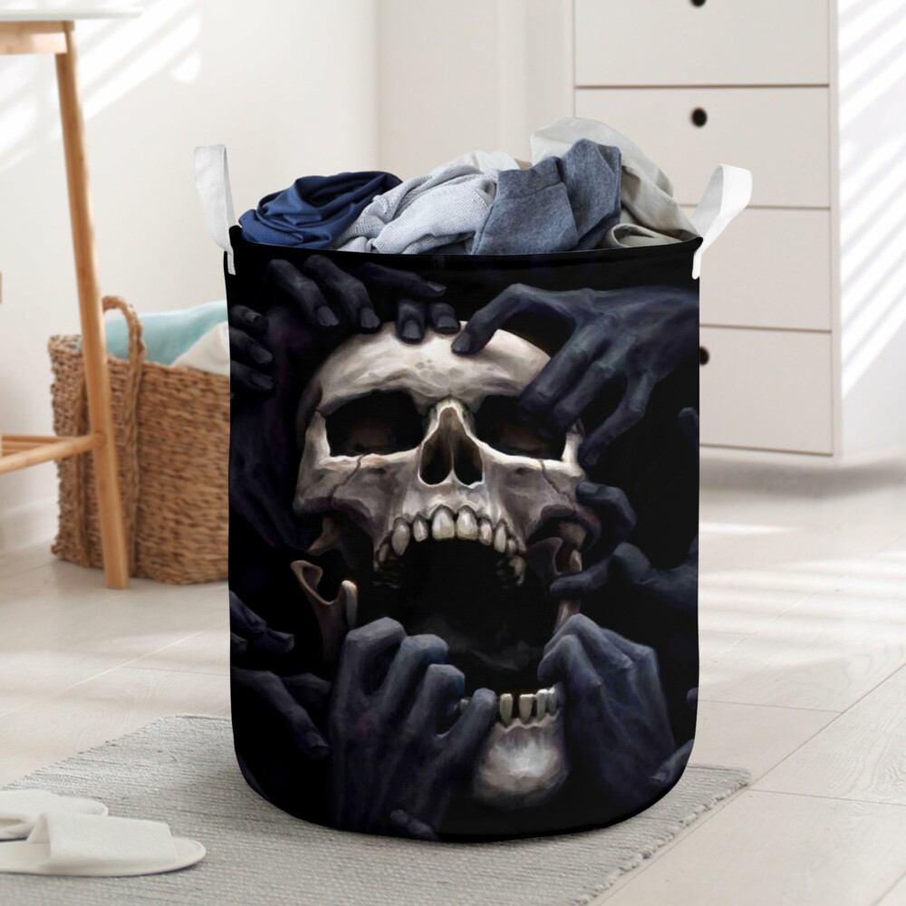 Skull Love Darkness Amazing - Laundry Basket - Owl Ohh - Owl Ohh