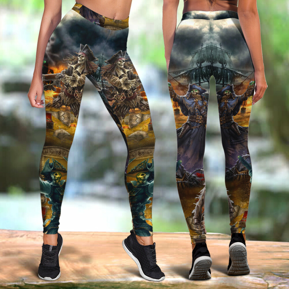 Skull Hunting Treasure Journey - Legging - Owl Ohh - Owl Ohh