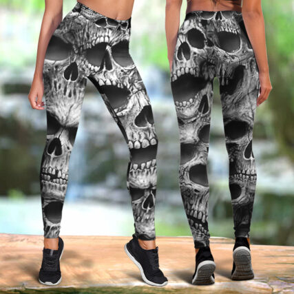 Skull No Fear No Pain - Legging - Owl Ohh - Owl Ohh