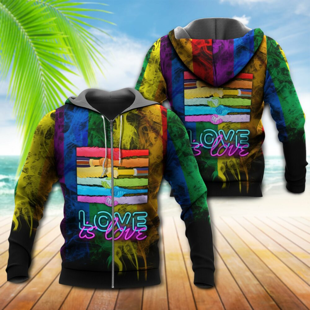LGBT Love Is Love Classic - Hoodie - Owl Ohh - Owl Ohh