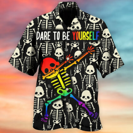 LGBT Dare To Be Yourself Style - Hawaiian Shirt - Owl Ohh - Owl Ohh