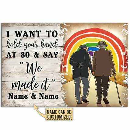 LGBT We Made It Lover Personalized - Horizontal Poster - Owl Ohh - Owl Ohh