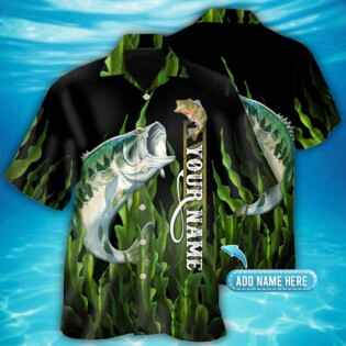 Fishing Largemouth Bass Fishing Personalized - Hawaiian Shirt - Owl Ohh - Owl Ohh