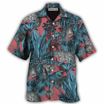Leopard Always Make Me Feel Happy- Hawaiian Shirt - Owl Ohh - Owl Ohh