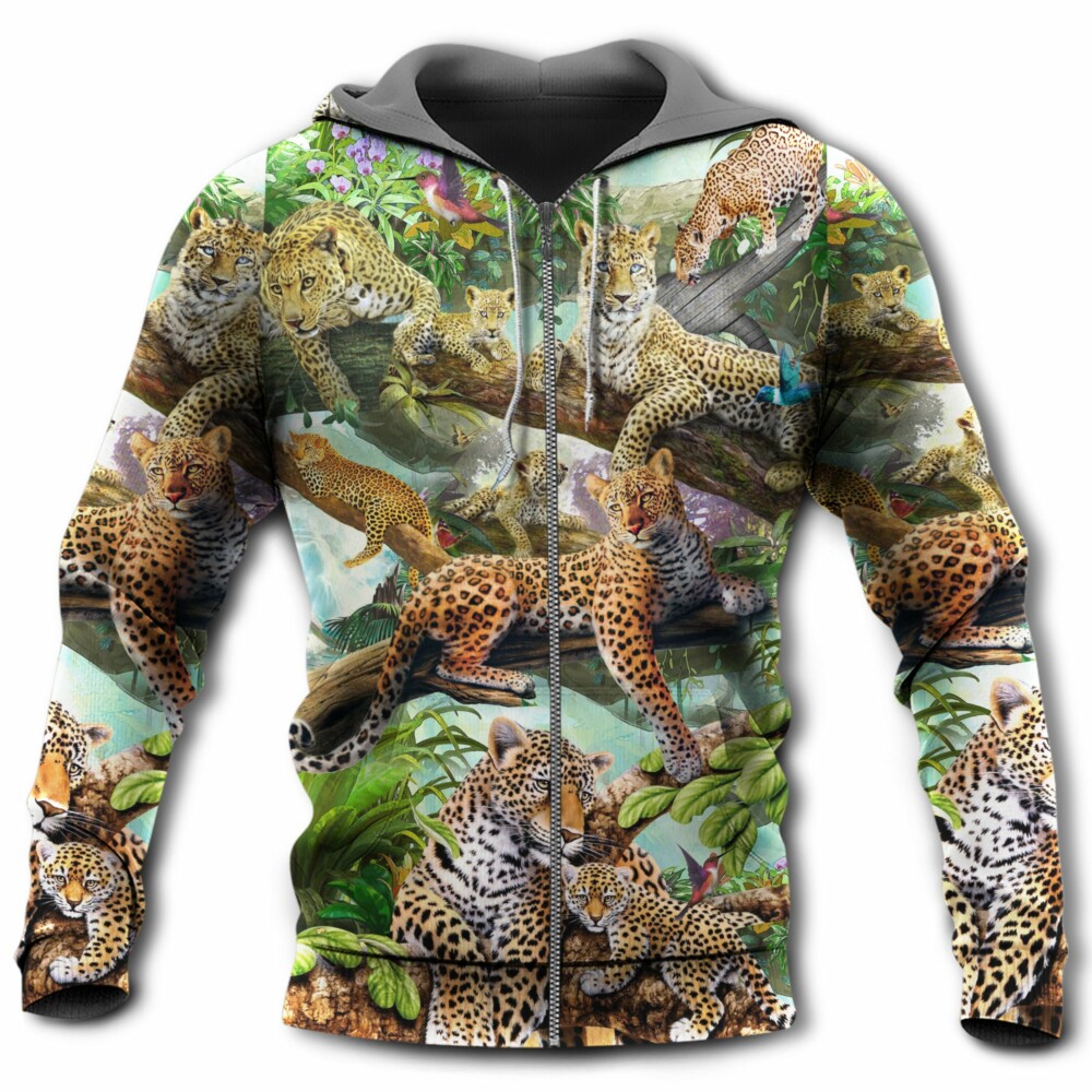 Leopard Animals Life Is Better With A Leopard - Hoodie - Owl Ohh - Owl Ohh