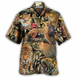 Leopard Into The Jungle - Hawaiian Shirt - Owl Ohh for men and women, kids - Owl Ohh