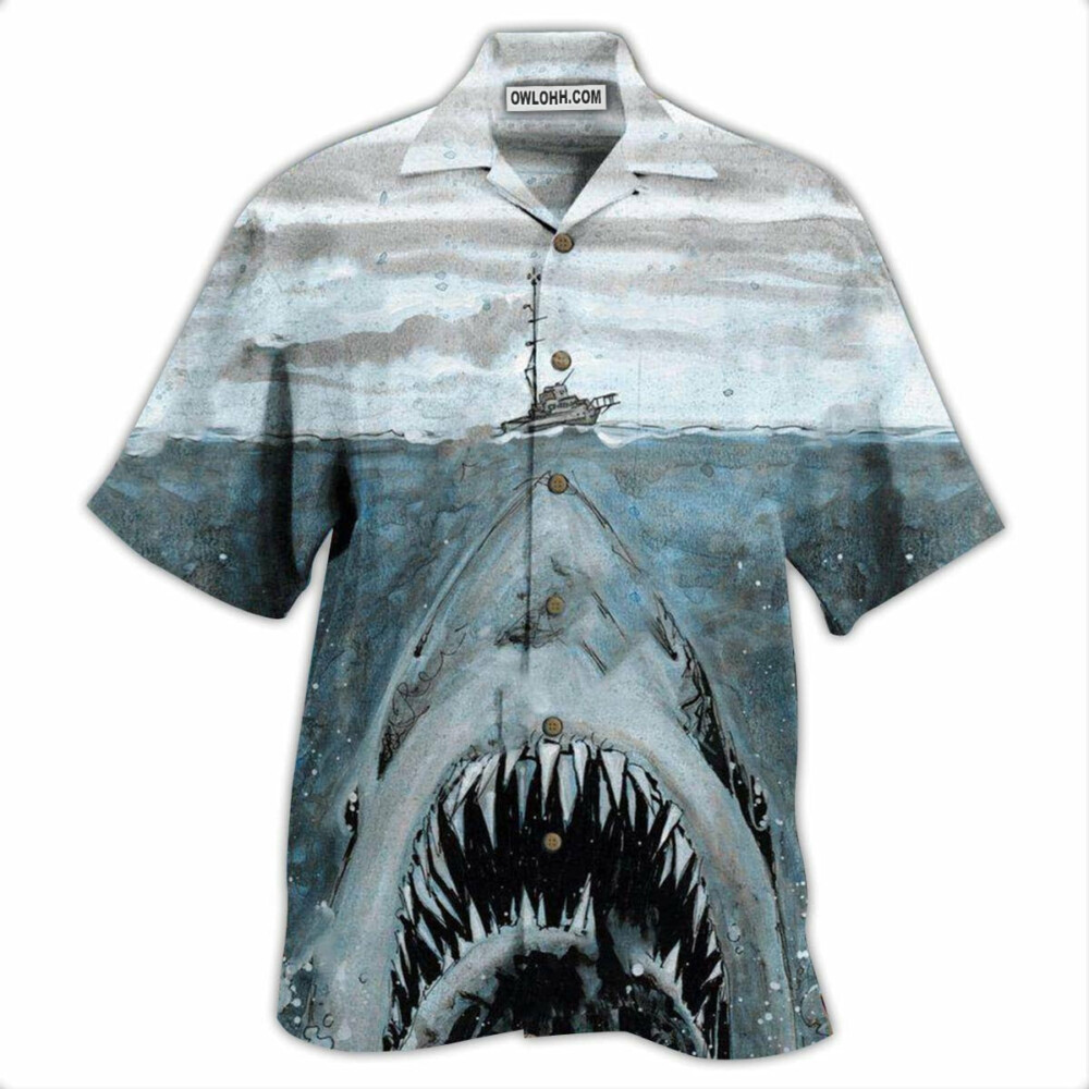Shark Let Shark Kiss You - Hawaiian Shirt - Owl Ohh - Owl Ohh