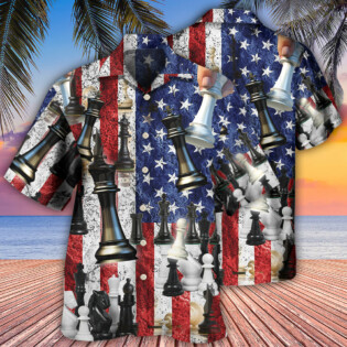 Chess Independence Day Let's Celebrate With Chess - Hawaiian Shirt - Owl Ohh - Owl Ohh