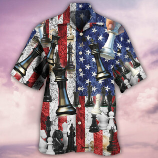 Chess Independence Day Let's Celebrate With Chess - Hawaiian Shirt - Owl Ohh - Owl Ohh