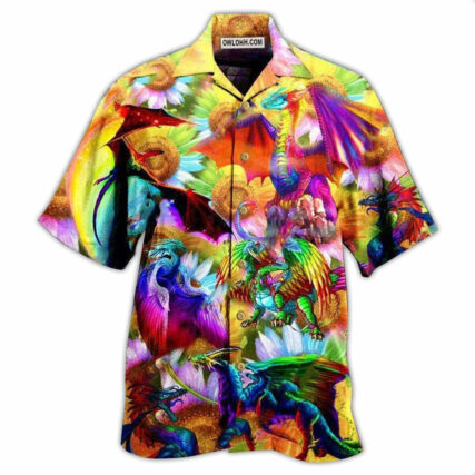 Dragon Keep Calm And Pride On - Hawaiian Shirt - Owl Ohh - Owl Ohh