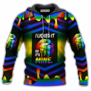 Lgbt I Licked It So It Is Mine - Hoodie - Owl Ohh - Owl Ohh