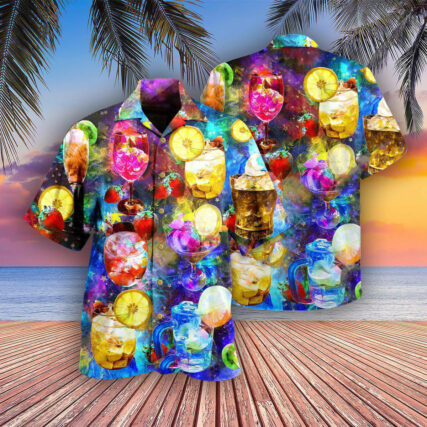 Cocktail Life Is A Crazy Mixture Of Cocktail - Hawaiian Shirt - Owl Ohh - Owl Ohh