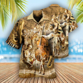 Jazz Music Life Is A Lot Like Jazz Its Best When You Improvise - Hawaiian Shirt - Owl Ohh - Owl Ohh