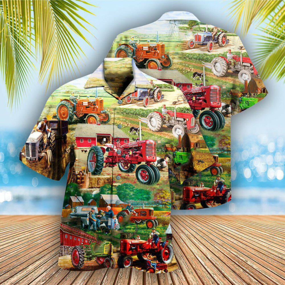 Tractor Life Is Better On Papa's - Hawaiian Shirt - Owl Ohh - Owl Ohh