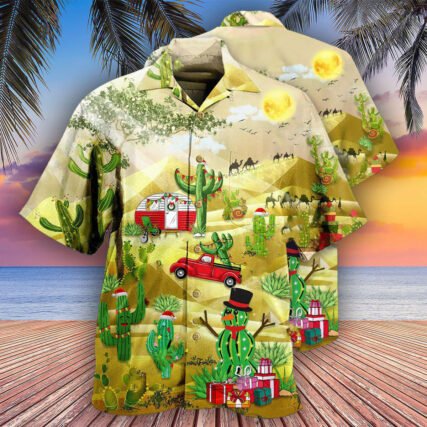Cactus Christmas Life Is Better With A Cactus - Hawaiian Shirt - Owl Ohh - Owl Ohh