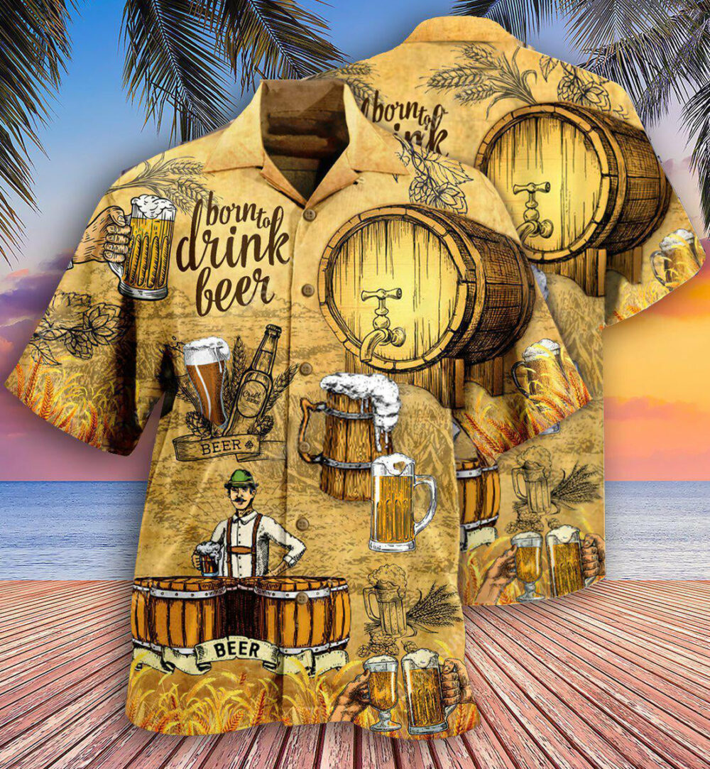 Beer Life Is Better With Beer Bow Drink Beer - Hawaiian Shirt - Owl Ohh - Owl Ohh