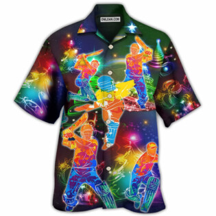 Christmas Life Is Better With Cricket Merry Christmas Blink Blink- Hawaiian Shirt - Owl Ohh - Owl Ohh