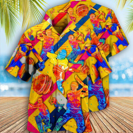 Cricket Life Is Better With Cricket In Blue - Hawaiian Shirt - Owl Ohh - Owl Ohh