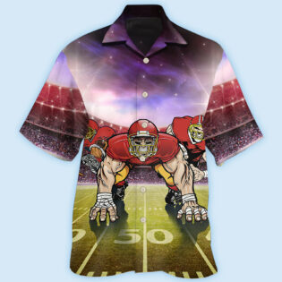 American Football Mysterious Sky Cool Style - Hawaiian Shirt - Owl Ohh - Owl Ohh