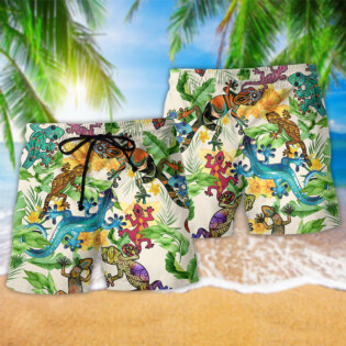 Lizard Animals Back Off Or The Lizard Gets Its - Beach Short - Owl Ohh - Owl Ohh