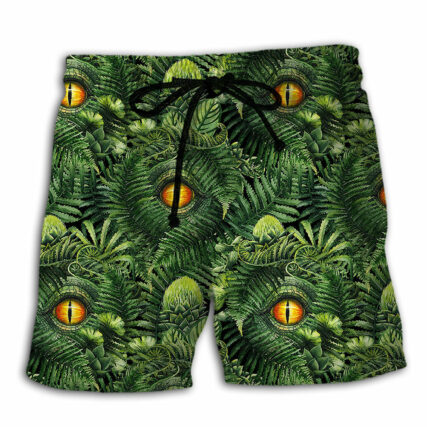 Lizard Eye Amazing Leaf - Beach Short - Owl Ohh - Owl Ohh