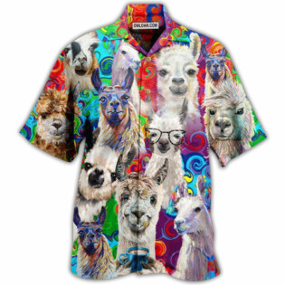 Llama Nah My Prob Llama - Hawaiian Shirt - Owl Ohh - Owl Ohh