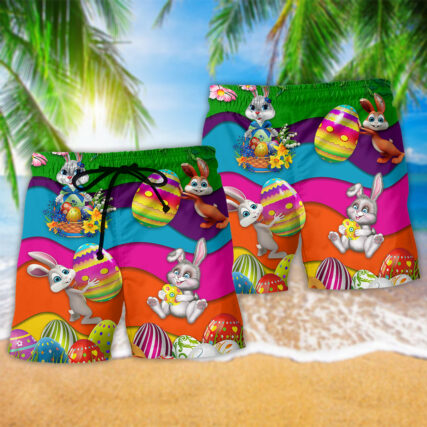 Rabbit Easter's day So Bright - Beach Short - Owl Ohh - Owl Ohh
