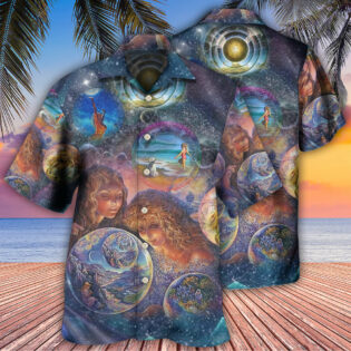 Earth LD Mysterious Earth - Hawaiian Shirt - Owl Ohh - Owl Ohh