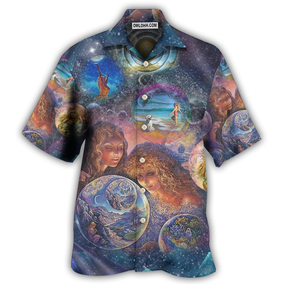 Earth LD Mysterious Earth - Hawaiian Shirt - Owl Ohh - Owl Ohh