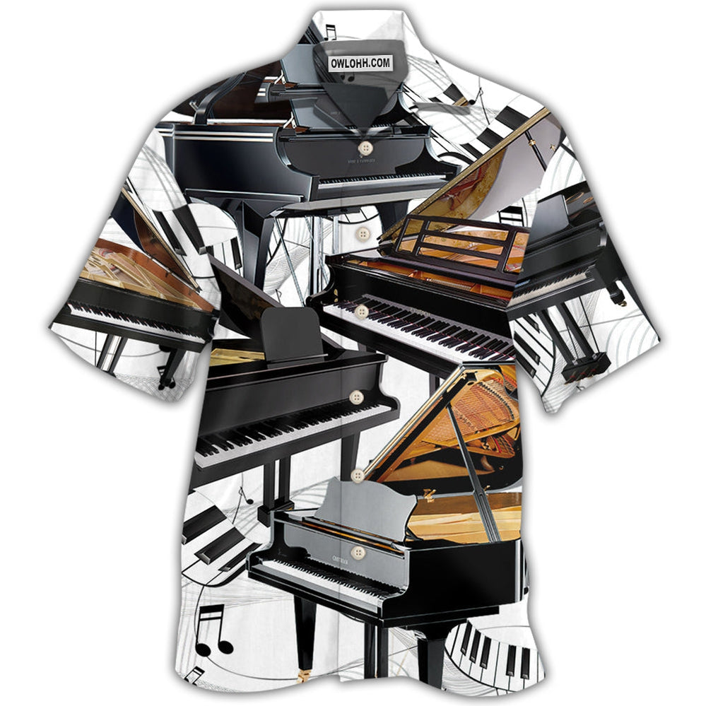 Piano Luxury Piano Style - Hawaiian shirt - Owl Ohh - Owl Ohh