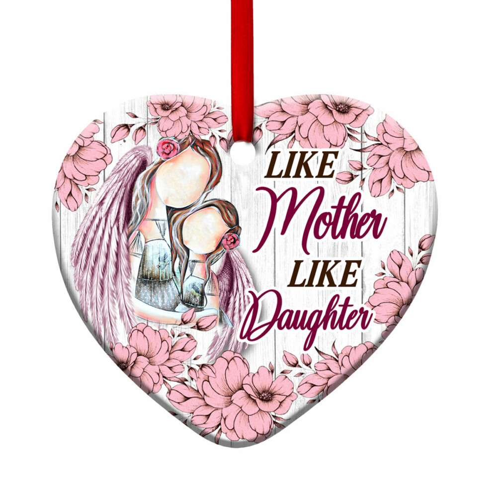 Family Like Mother Like Daughter - Heart Ornament - Owl Ohh - Owl Ohh
