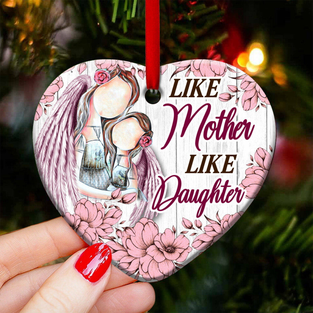 Family Like Mother Like Daughter - Heart Ornament - Owl Ohh - Owl Ohh