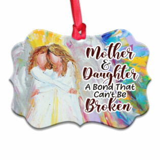 Family Mother And Daughter Can Not Be Broken - Horizontal Ornament - Owl Ohh - Owl Ohh